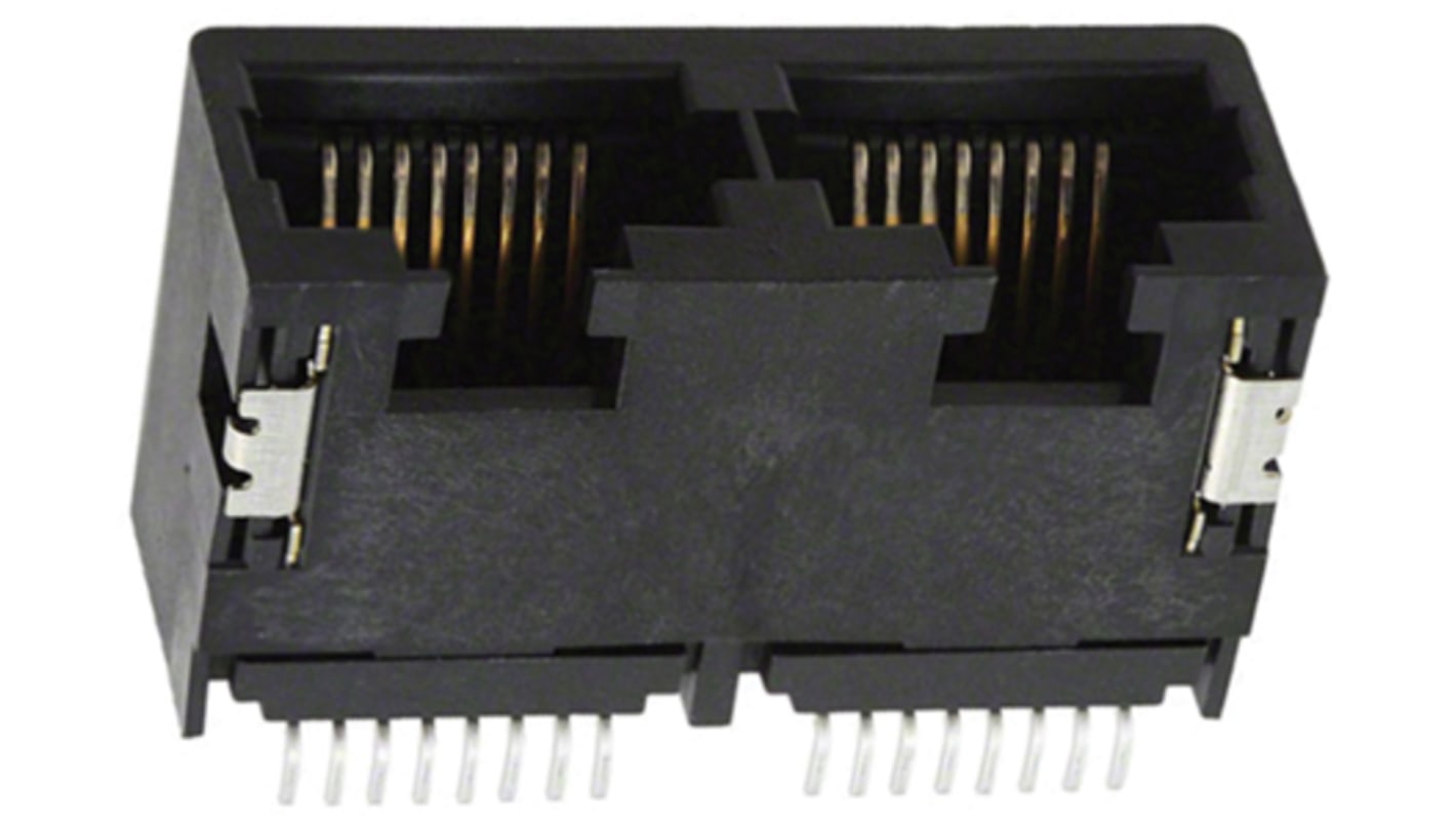 Connettore RJ45 Femmina Molex Cat3, Cat4, 8P8C vie, Montaggio superficiale