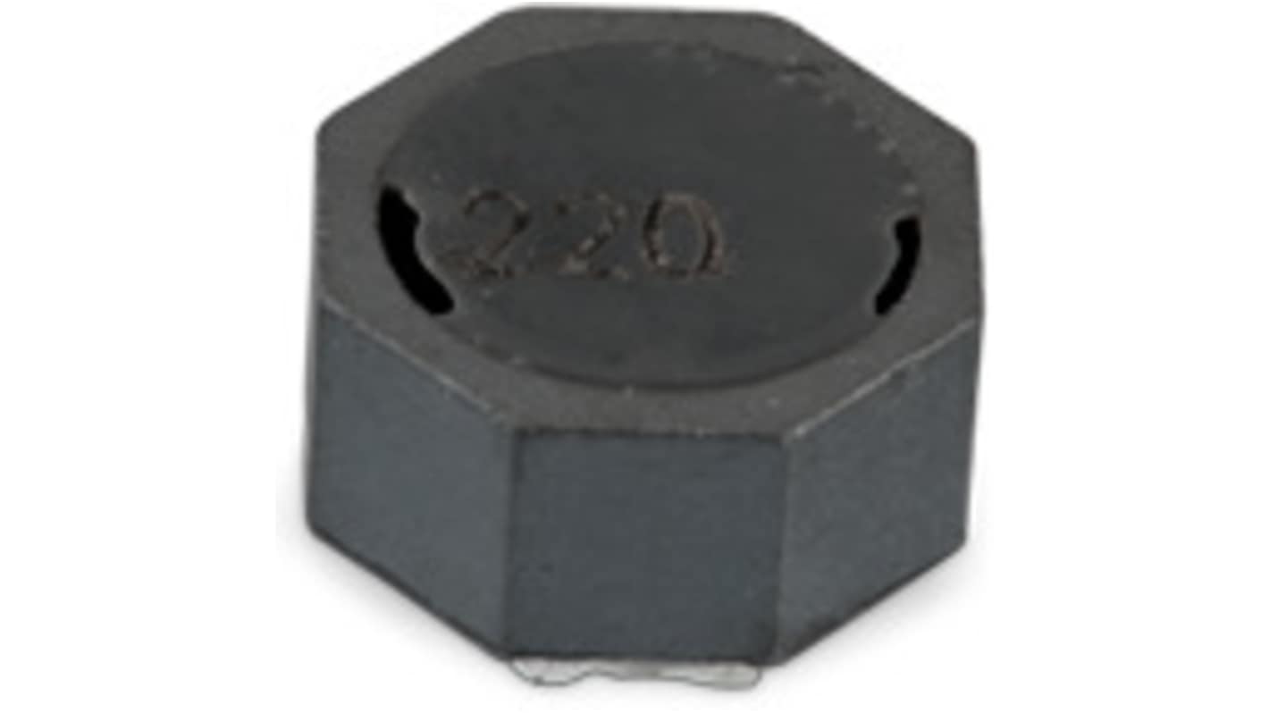 Wurth Elektronik 2828绕线电感, 15 μH, 720mA, 400mΩ, ±20%容差, 屏蔽, 2.8 x 2.8 x 2.8mm, WE-TPC系列