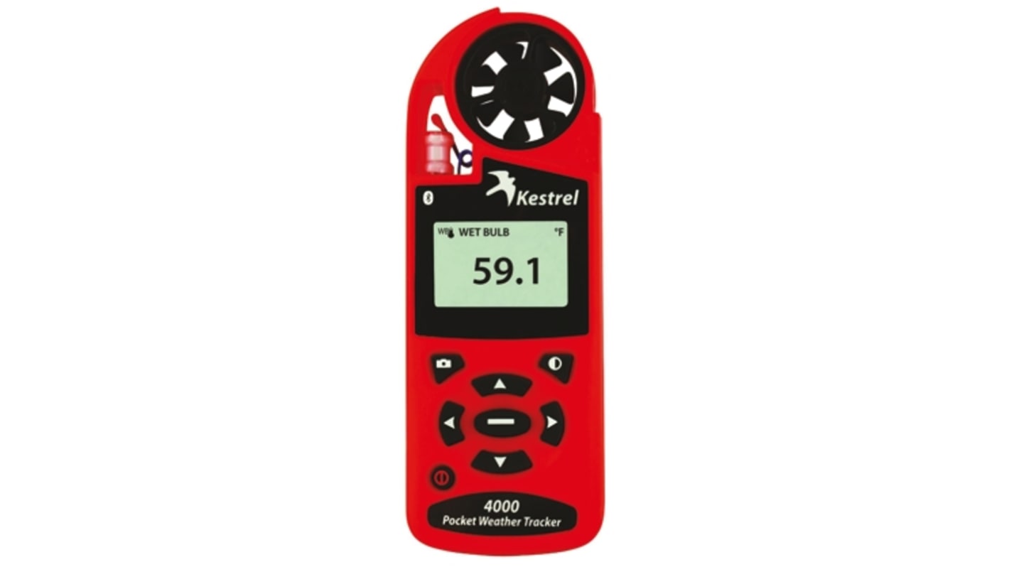 KESTREL 4000BT Kestrel 4000 Impeller Anemometer, 40m/s Max, Measures