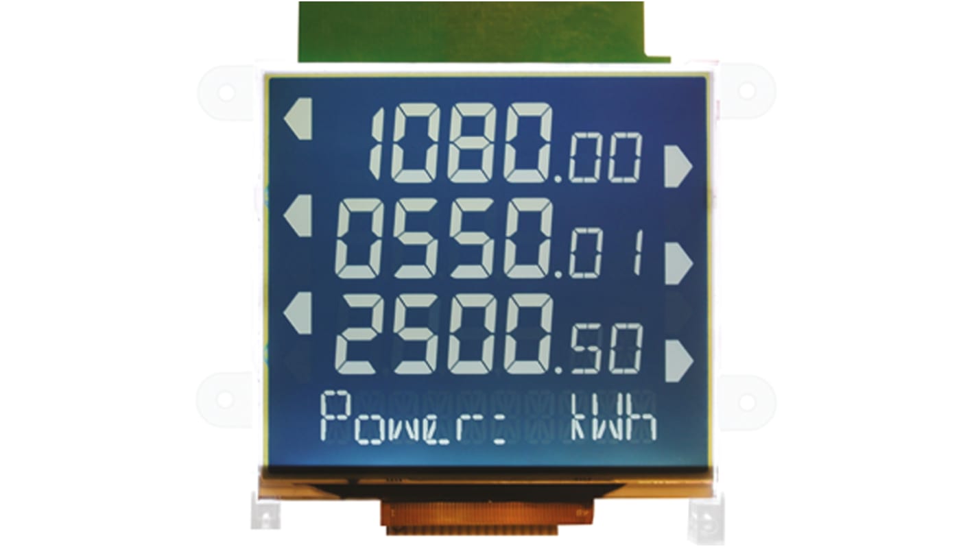 GPEG KS008A6B Alphanumeric LCD Display White, 4 Rows by 10 Characters, Transflective