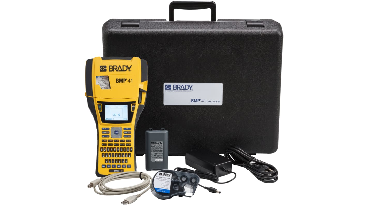 Štítkovačky a tiskárny štítků 300dpi, bezdrátové: Ne USB port  s klávesnicí, 152.40 x 292.00 x 88.90mm Brady