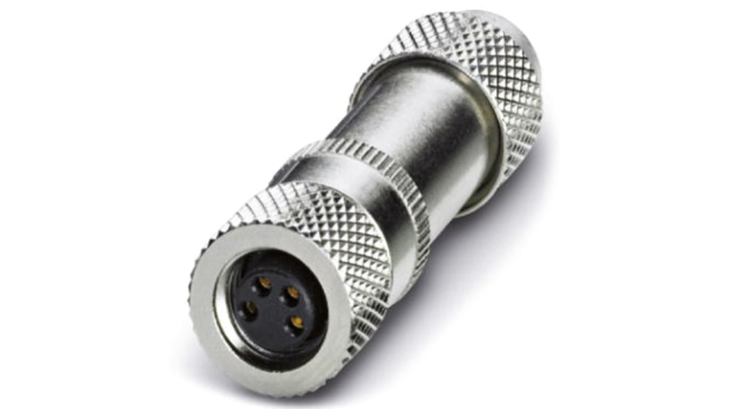 Phoenix Contact Circular Connector, 4 Contacts, Cable Mount, M9 Connector, Socket, Female, IP67, SACC Series