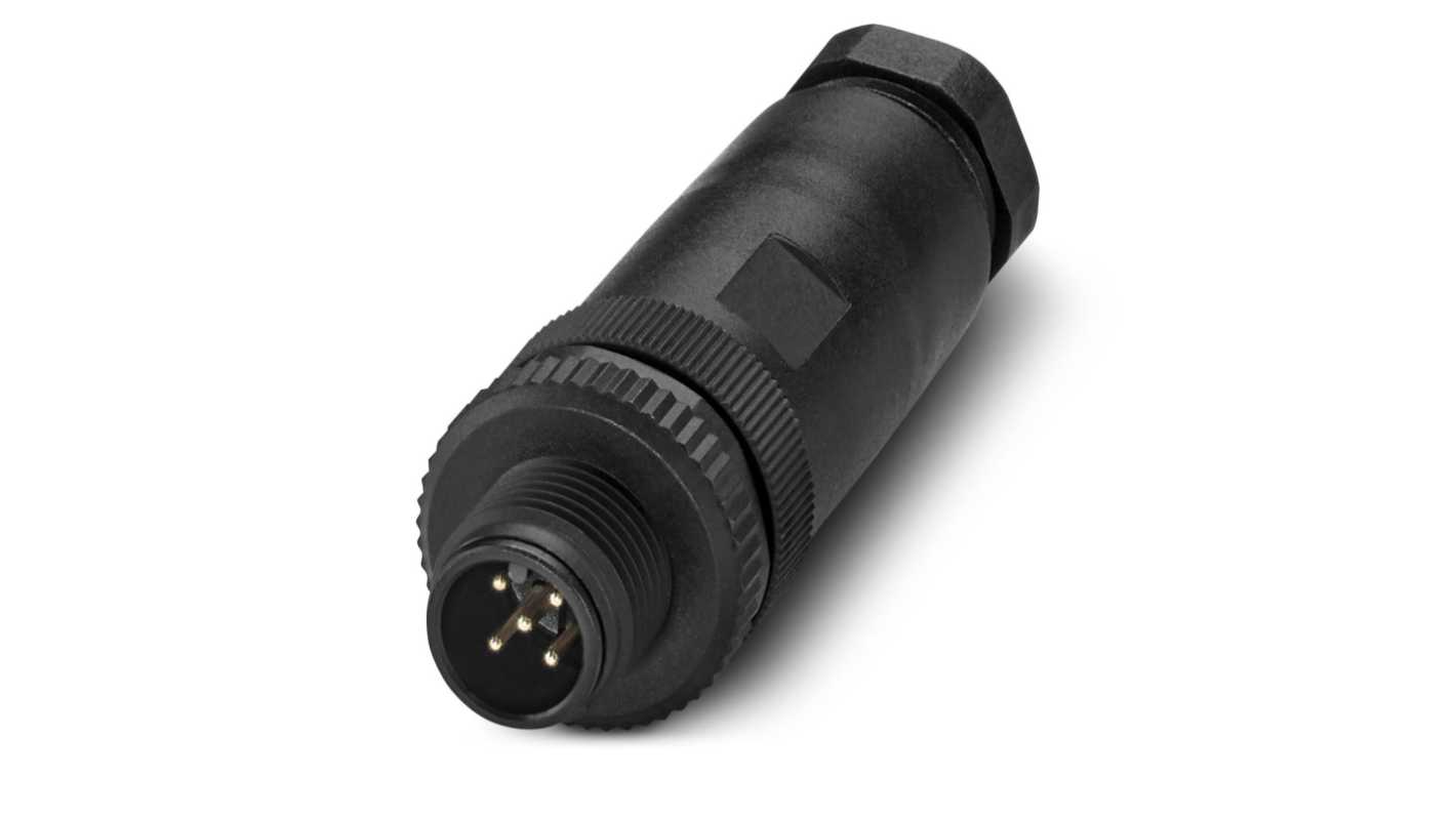 Phoenix Contact Circular Connector, 5 Contacts, Cable Mount, M12 Connector, Plug, Female, IP67, SACC Series