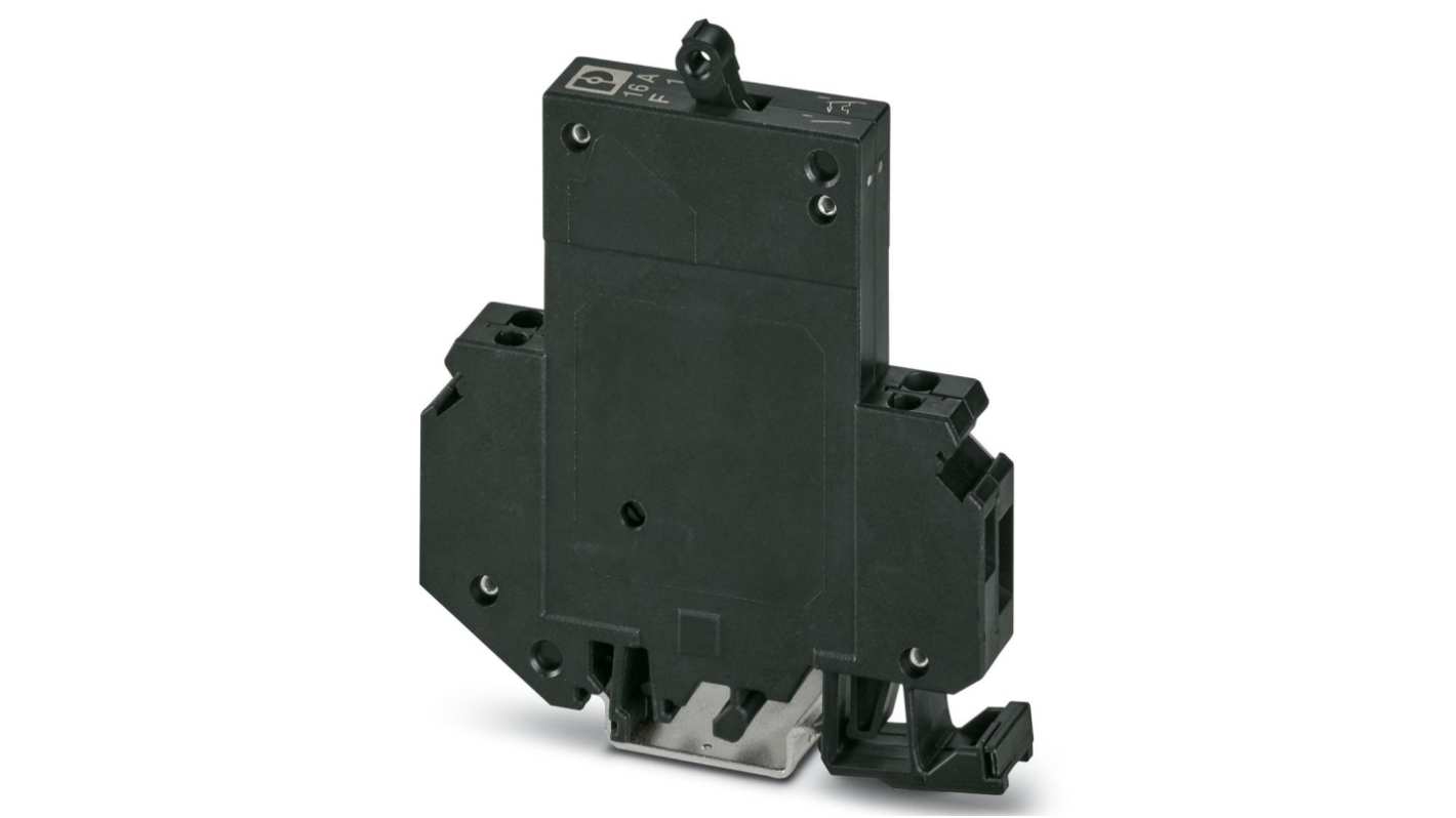 Phoenix Contact Thermal Circuit Breaker - TMC 1  Single Pole 65 V dc, 250V ac Voltage Rating DIN Rail Mount, 16A