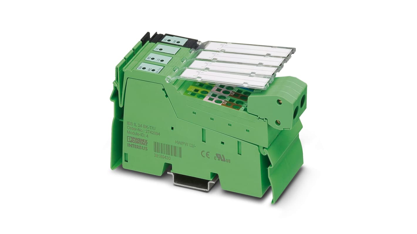 Phoenix Contact IBS IL 24 BK-T/U-PAC Series Bus Coupler for Use with INTERBUS