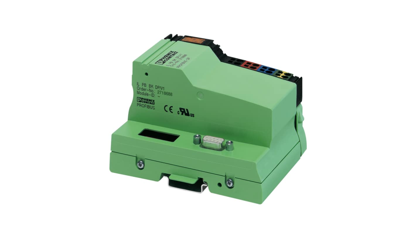 Acoplador de bus Phoenix Contact IL PB BK DP/V1-PAC, 19,2 → 30 V cc, para usar con Profibus