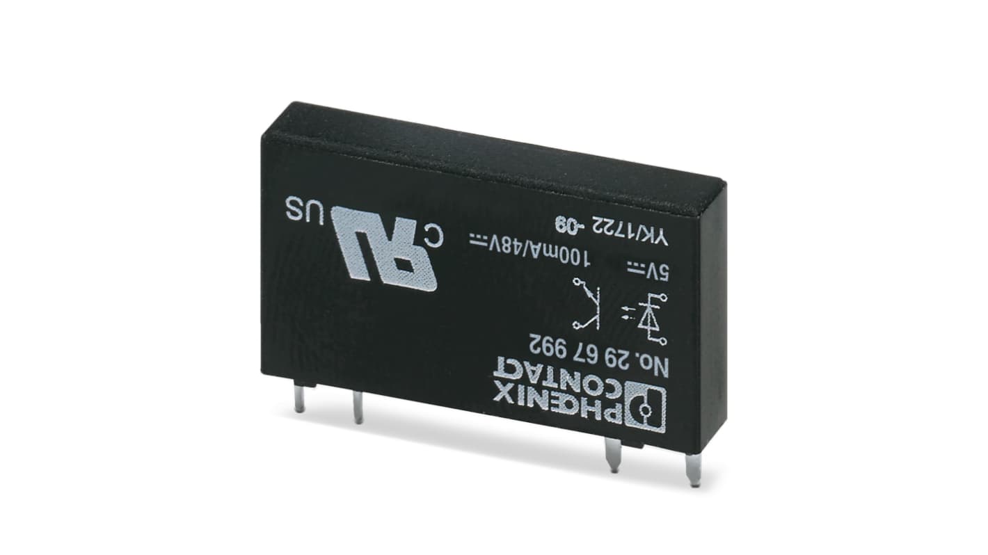 Phoenix Contact Solid State Relay, Through Hole, 6 V dc Control