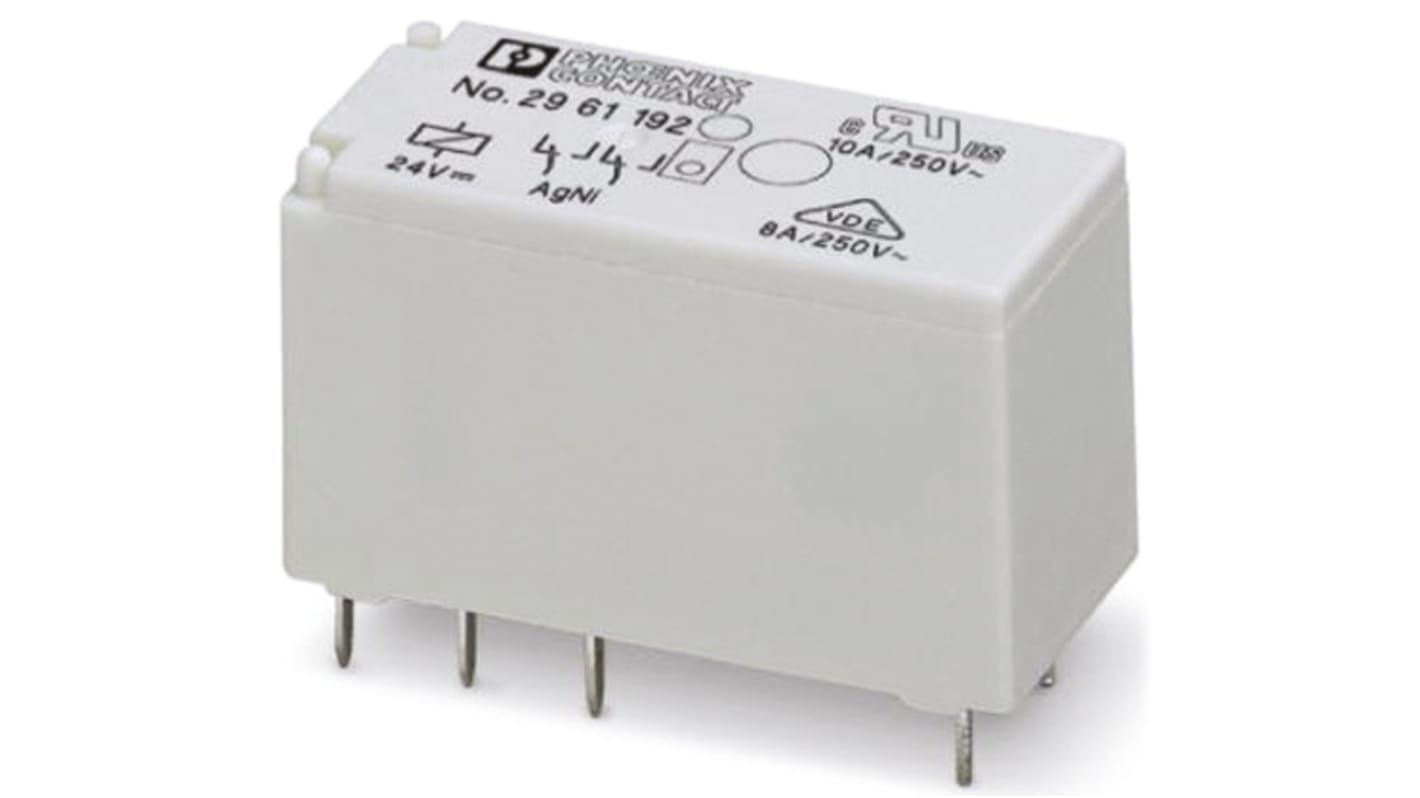 Phoenix Contact PCB Mount Power Relay Module, DPDT