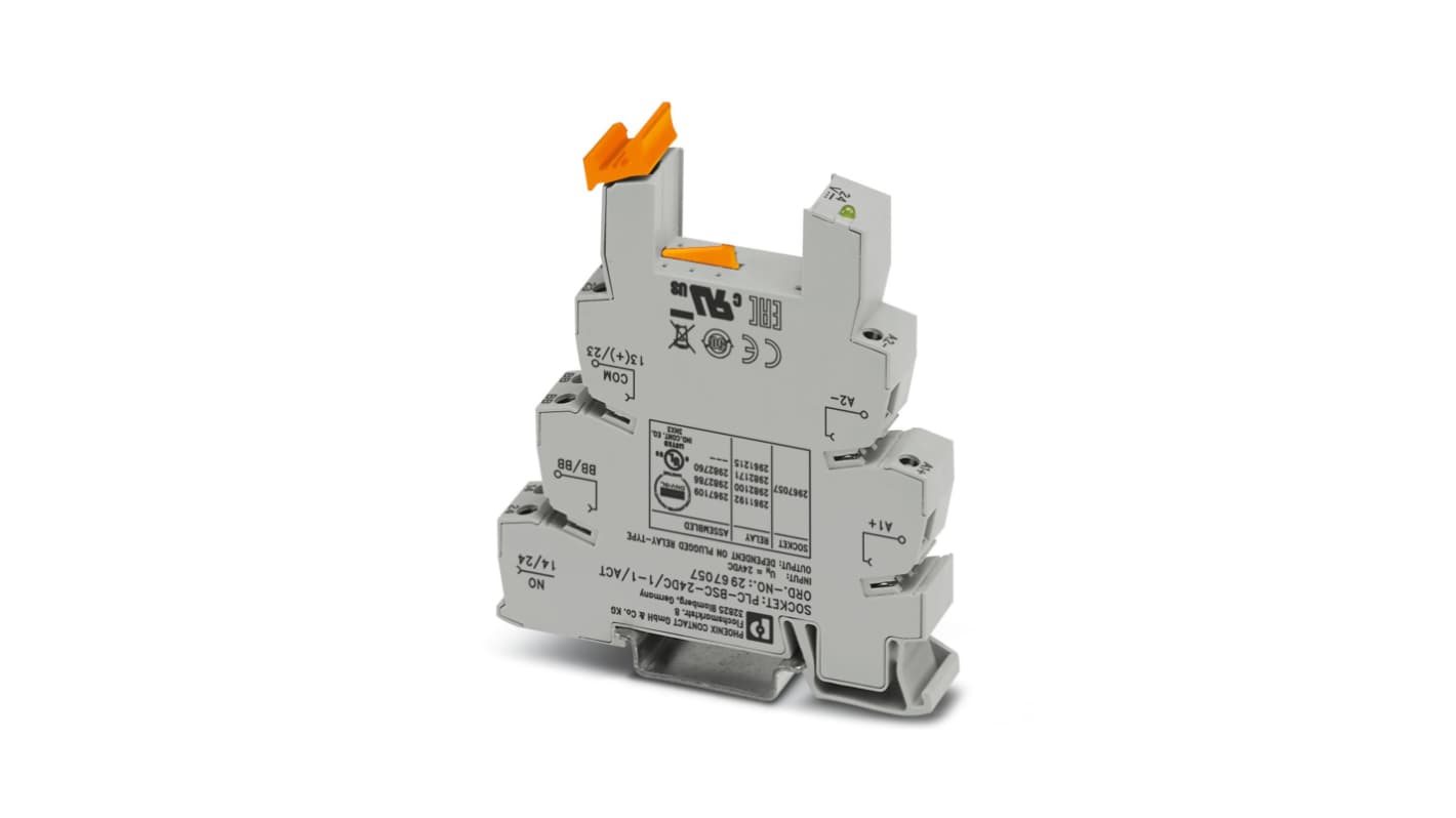 Phoenix Contact PLC-BSC- 24DC/1-1/ACT Chassis Mount Relay Socket
