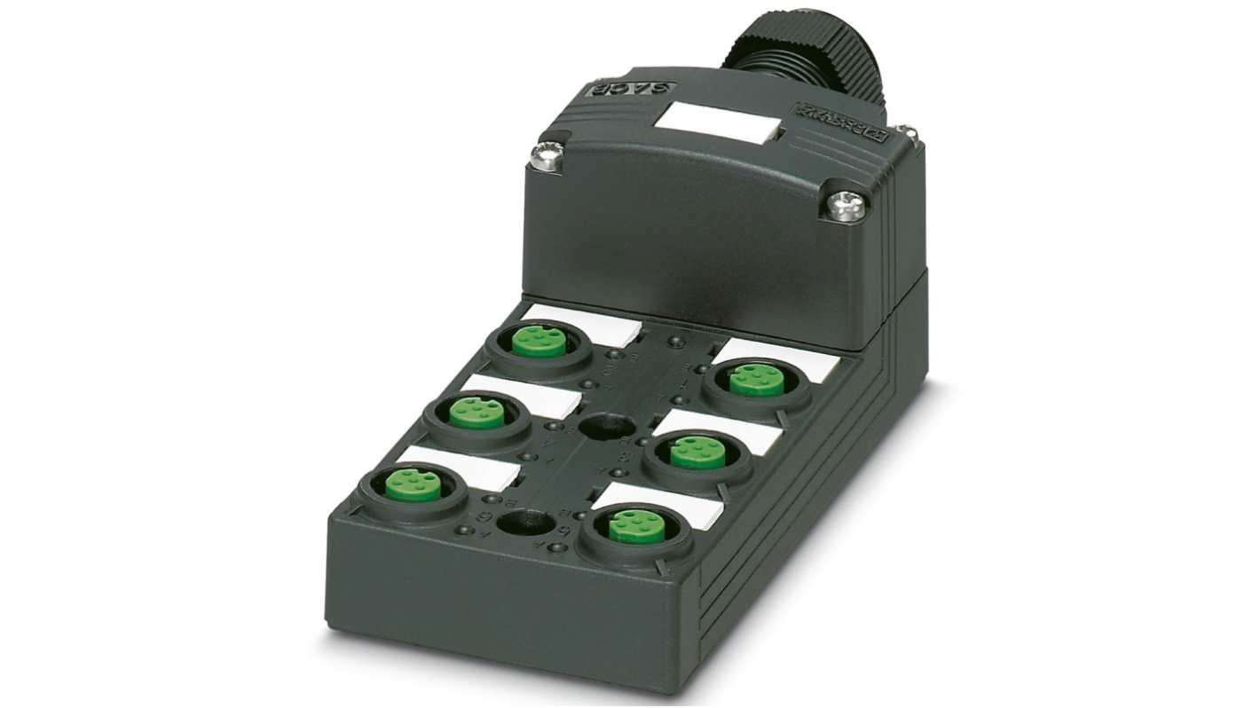 Phoenix Contact SACB Series Sensor Box, M12, 5 way, 6 port