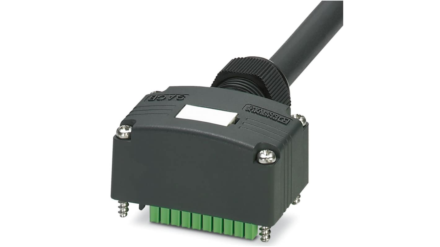 Capot de raccordement Phoenix Contact, 8 ports , M12