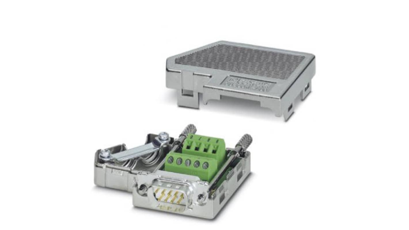 Connettore D-Sub Phoenix Contact, D, Maschio, 9 vie, terminazione Morsetti a vite