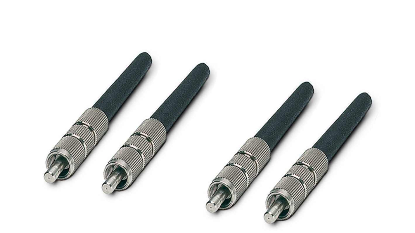 Phoenix Contact FSMA光纤接头, 2dB插入损耗, PSM-SET-FSMA/4-HCS系列