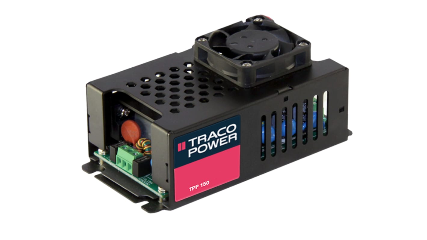 Alimentation à découpage TRACOPOWER TPP 150, 150W, 1 sortie à  12V c.c., 12.5A