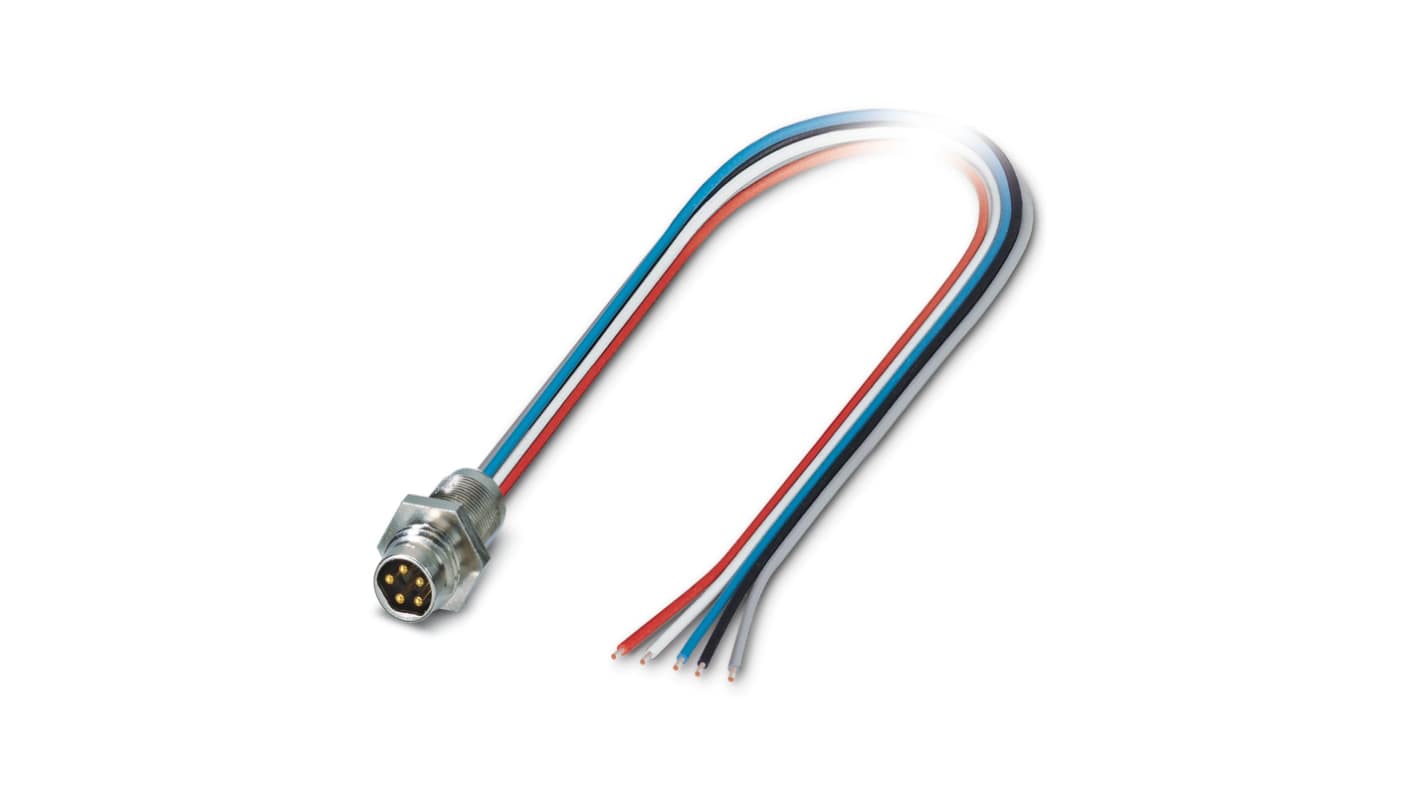 Kabel magistrali Złącze A M8 liczba rdzeni 5 długość 5m Rodzaj A Męskie