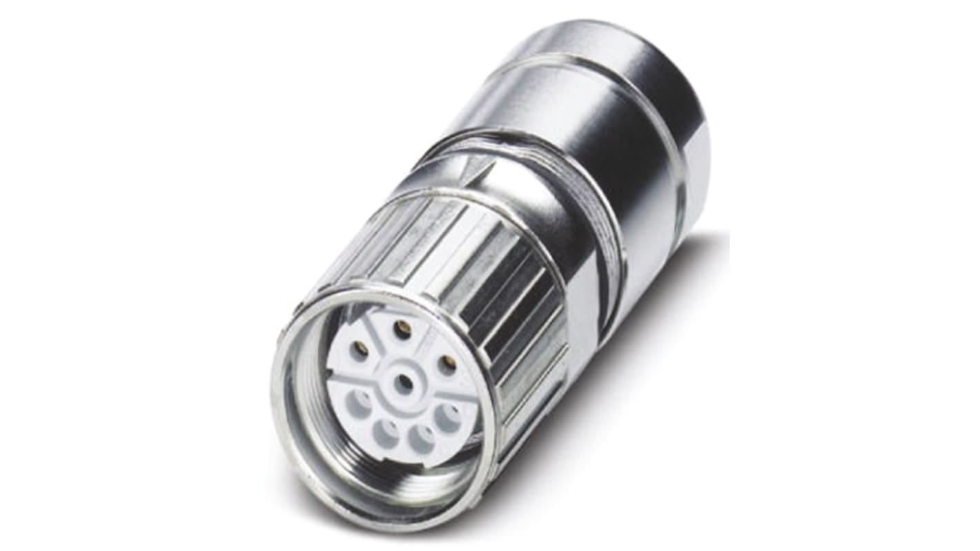 Phoenix Contact Circular Connector, 4 + 3 + PE Contacts, Cable Mount, M23 Connector, Socket, Female, IP67, SF Series