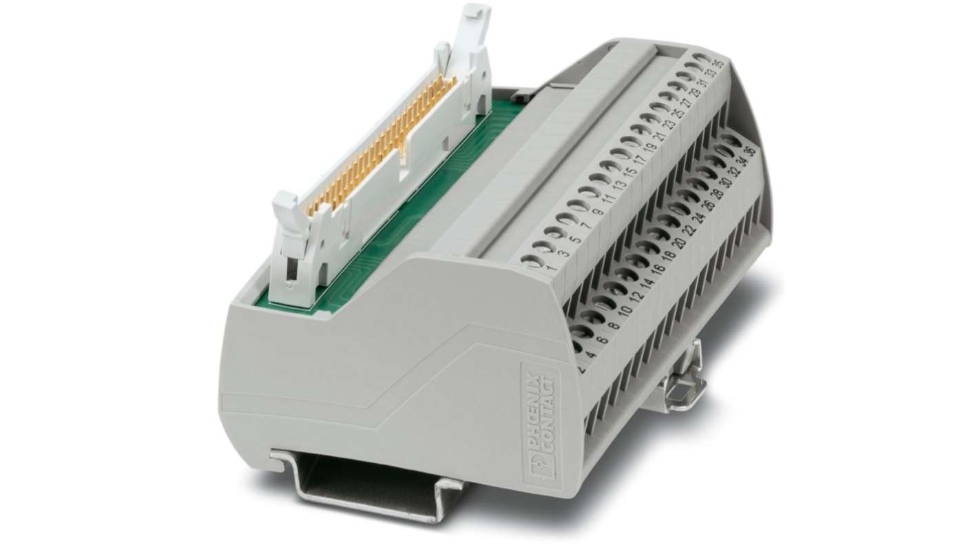 Phoenix Contact 50-Contact Male Interface Module, FLK, IDC Connector, DIN Rail Mount, 1A