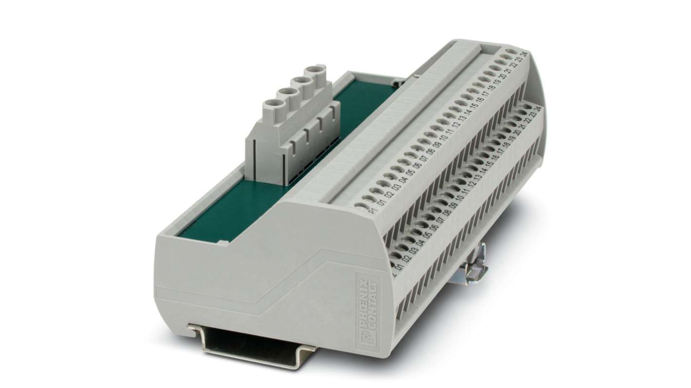 Phoenix Contact 4-Contact Interface Module, DIN Rail Mount, 30A