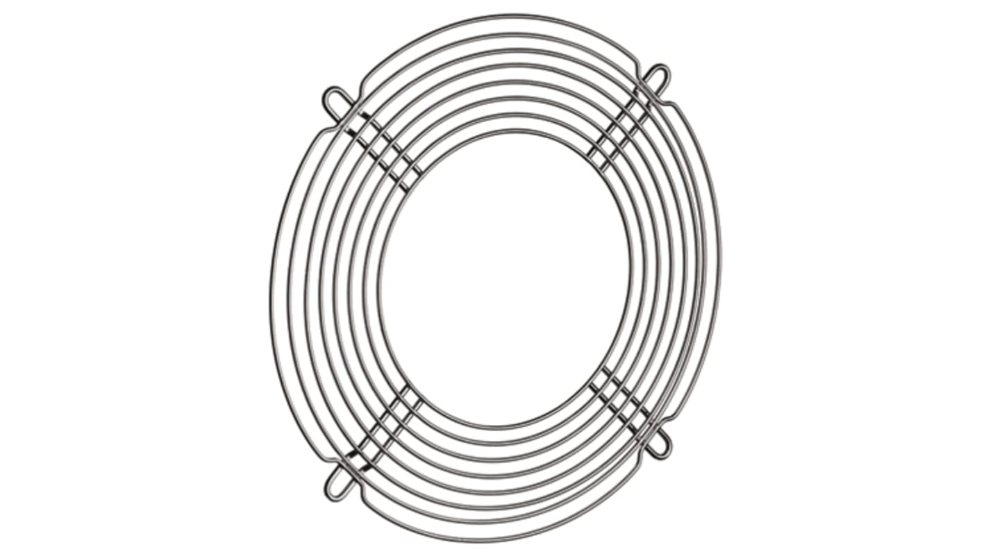 ebm-papst LZ32-7 Series Steel Finger Guard for 80mm Fans, 71.5mm Hole Spacing, 71.5 x 79.8mm