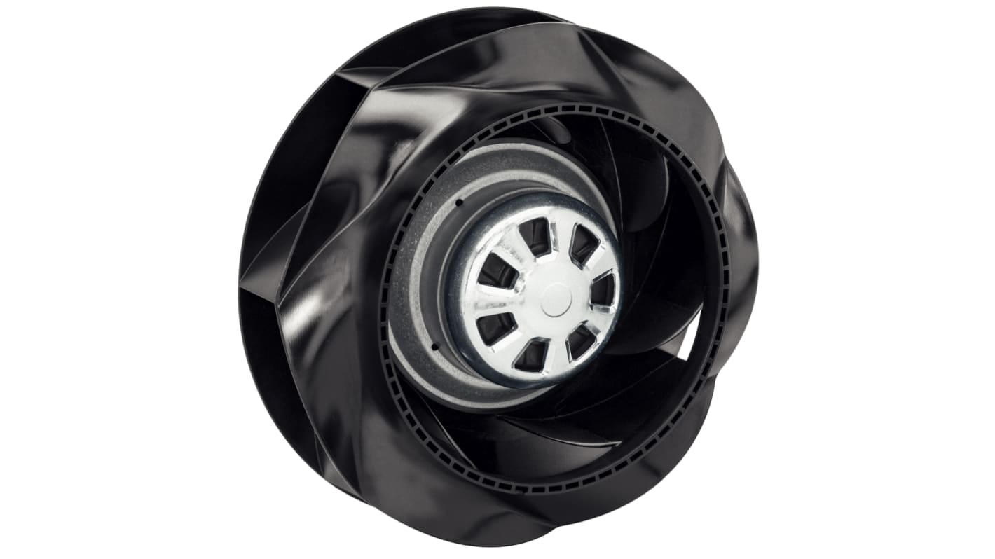 ebm-papst RadiCal Series Centrifugal Fan, 230 V ac, 1290m³/h, AC Operation, 220 (Dia.) x 90mm