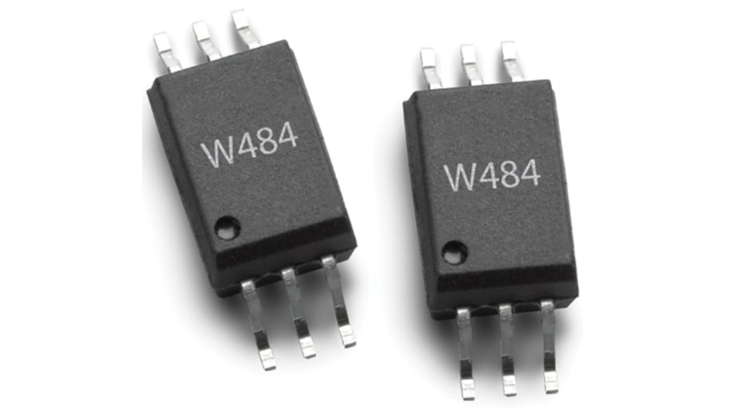 Broadcom 贴片光耦, 6针, SOIC, IGBT 栅极驱动，MOSFET输出, 直流输入, ACPL系列