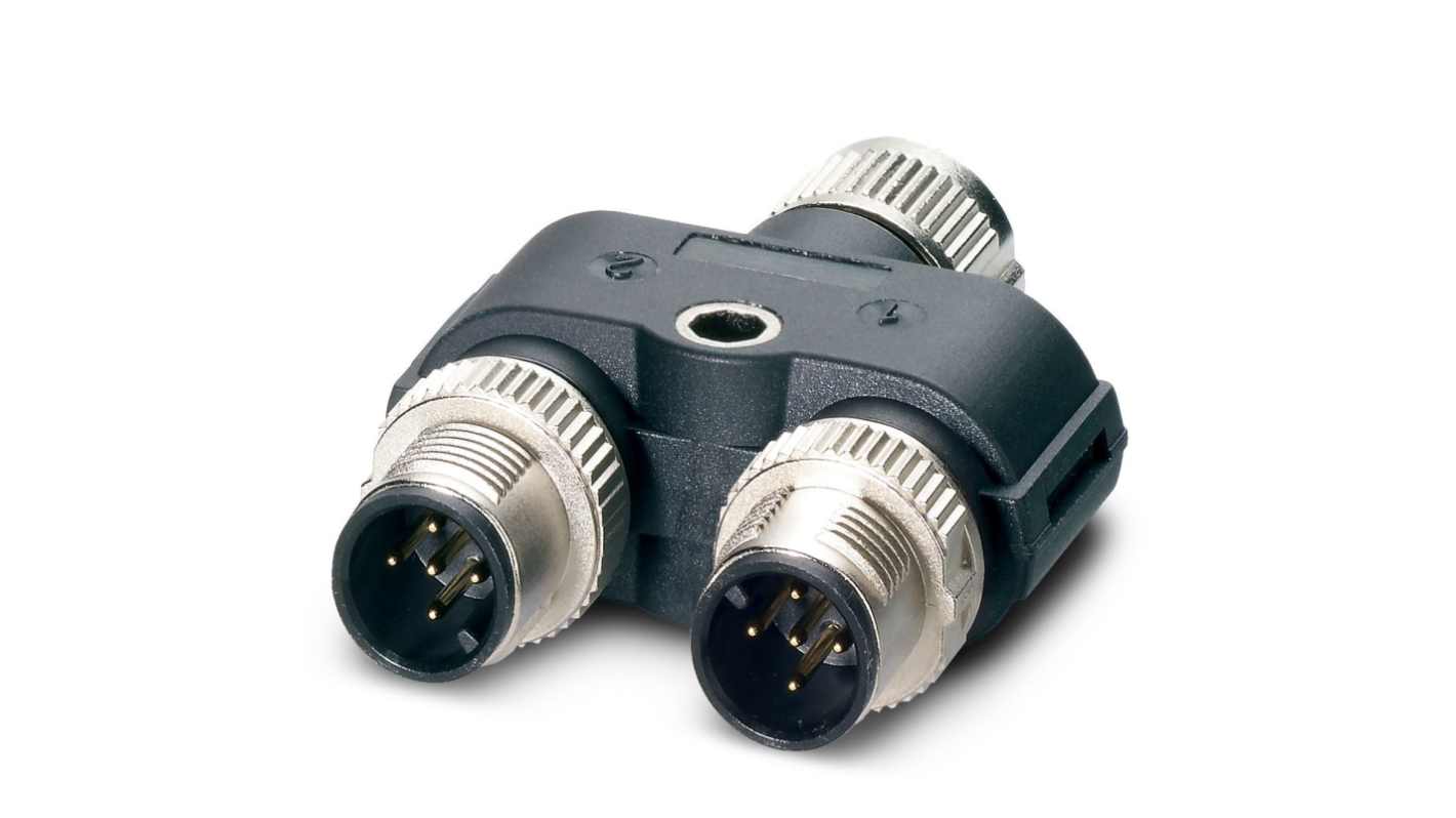 Phoenix Contact 5 Pole M12 Socket to 5 Pole M12 Plug Adapter