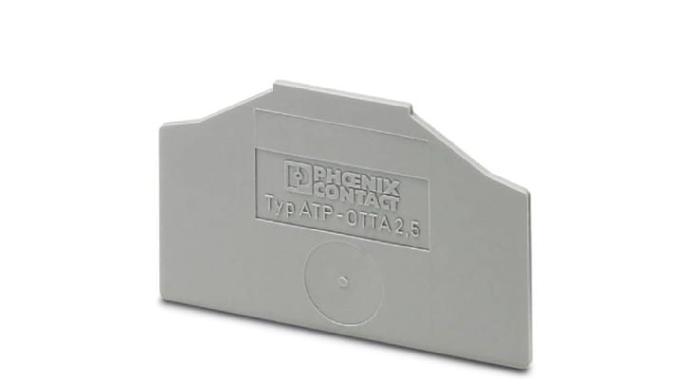 Phoenix Contact ATP-OTTA2.5 Series Partition Plate for Use with DIN Rail Terminal