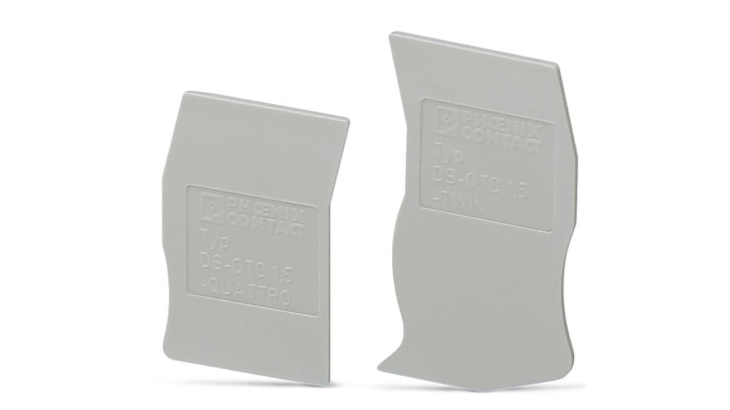Phoenix Contact DS-QTC 1.5 Series Cover for Use with DIN Rail Terminal Blocks