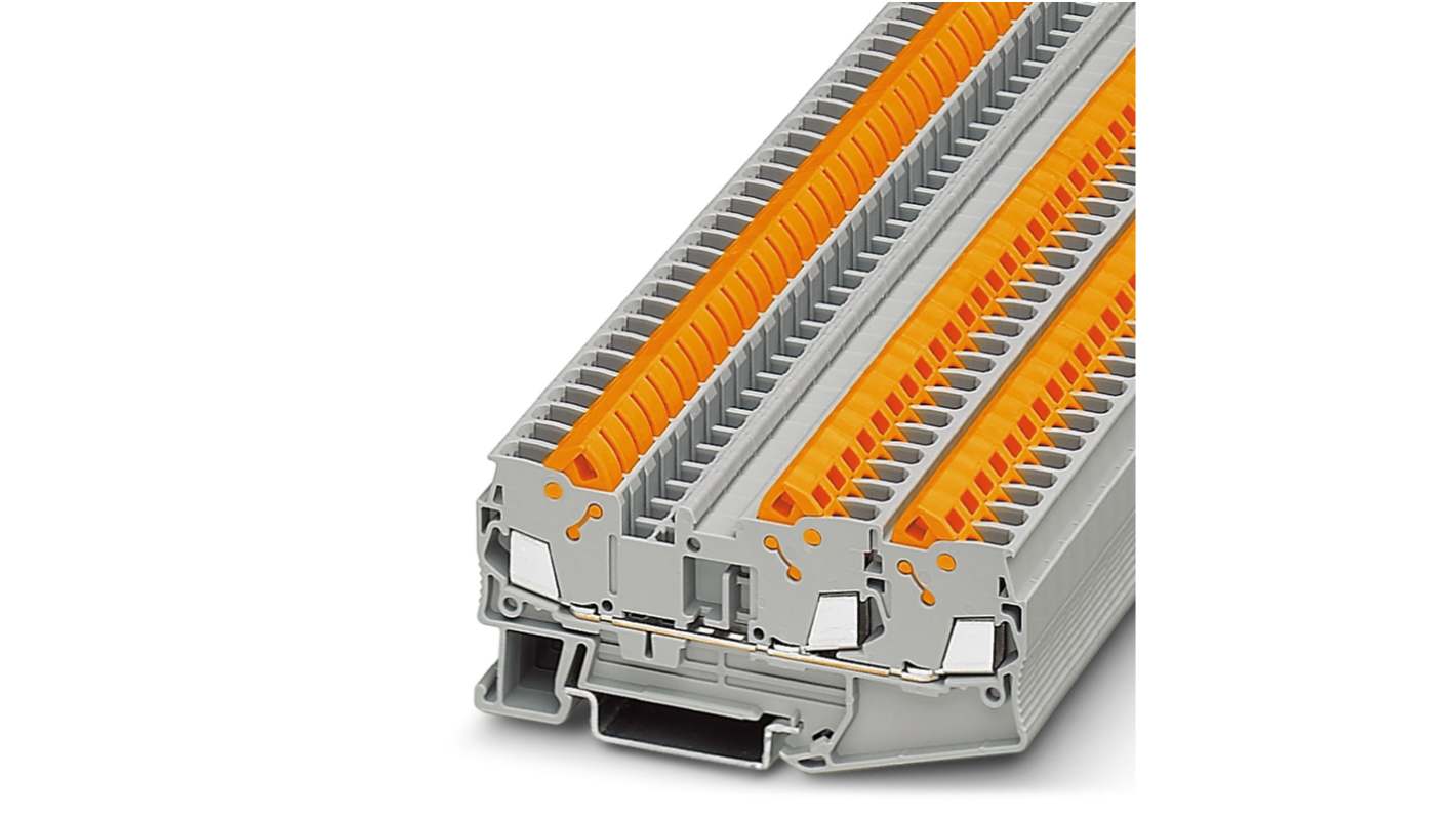 Phoenix Contact 3206445 QTC 2.5 Clipline Series Grey, 2.5mm², Single-Level