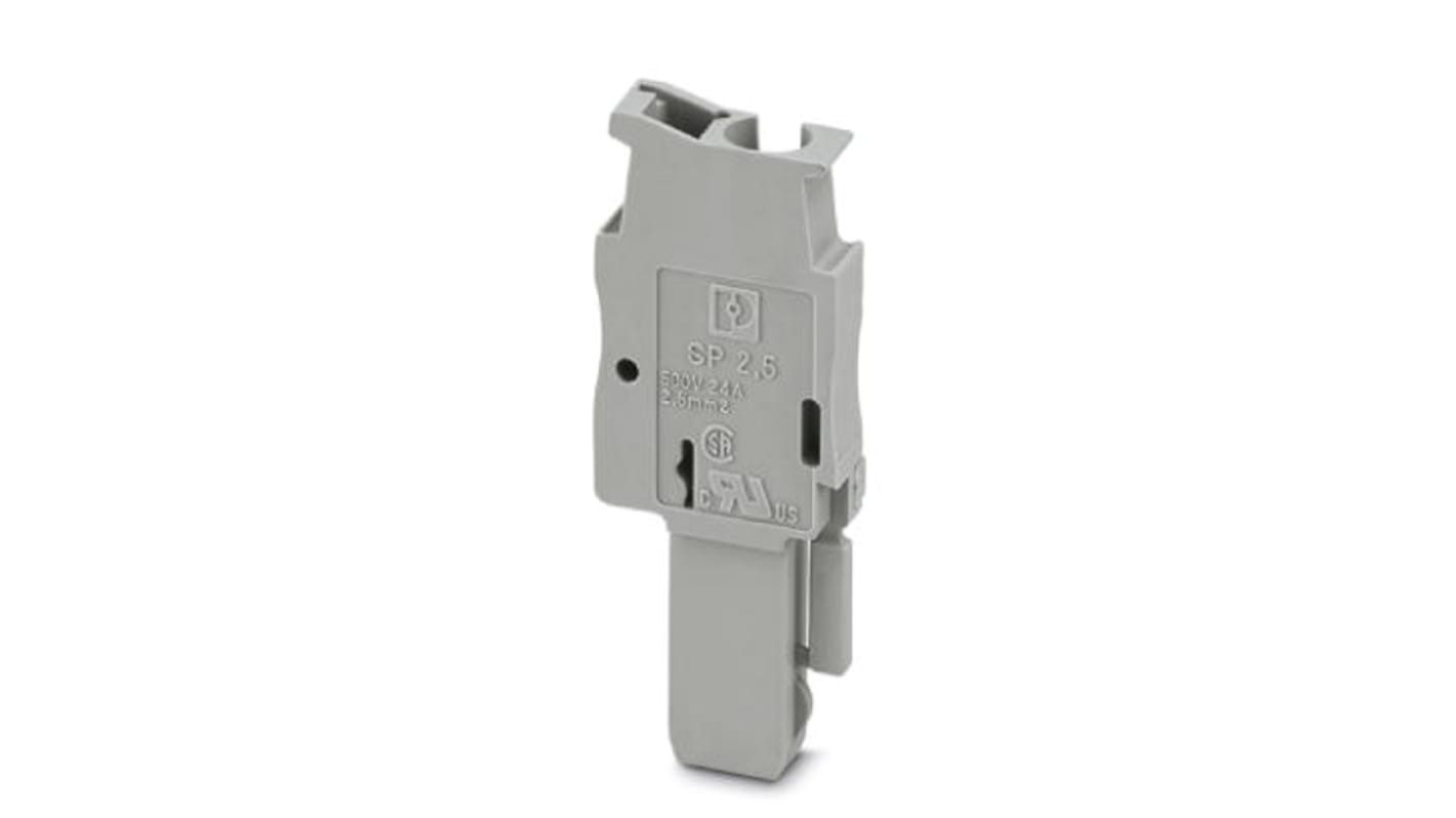 Phoenix Contact 1 Way Pluggable Terminal Block, Plug