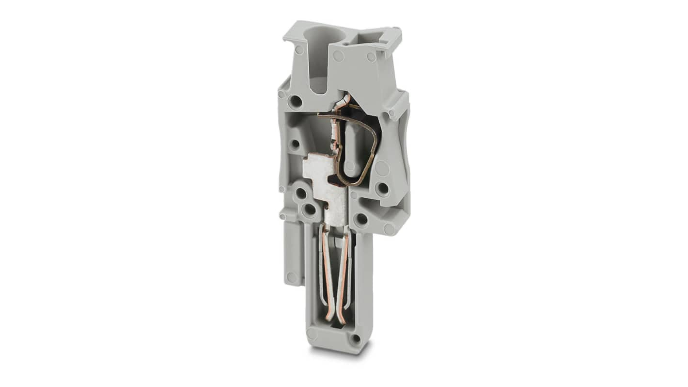 Mordaza de sujeción para conector macho Phoenix Contact serie SP 2.5/ 1-M, para usar con Borne modular