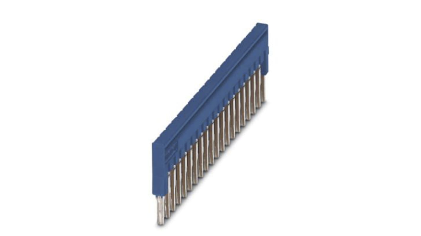 Phoenix Contact FBS 20-3.5 BU Series Jumper Bar for Use with Modular Terminal Block