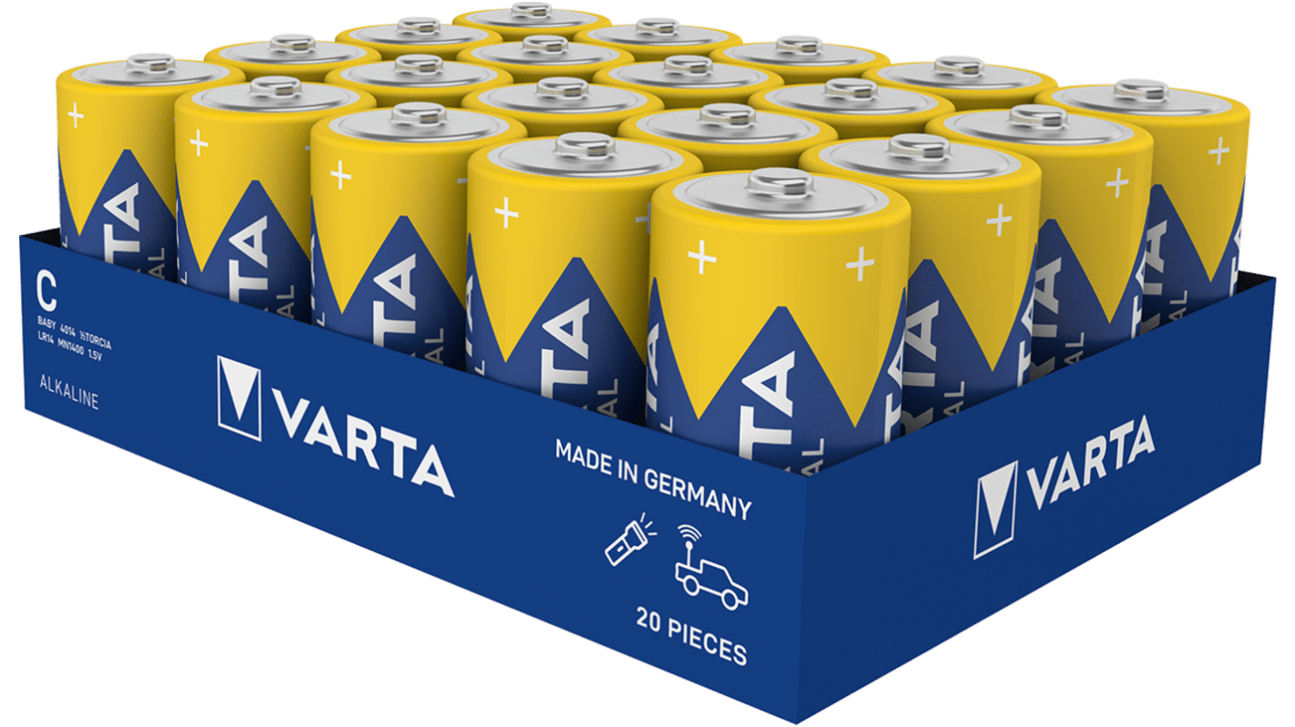 Varta Varta Industrial 1.5V Alkaline C Batteries