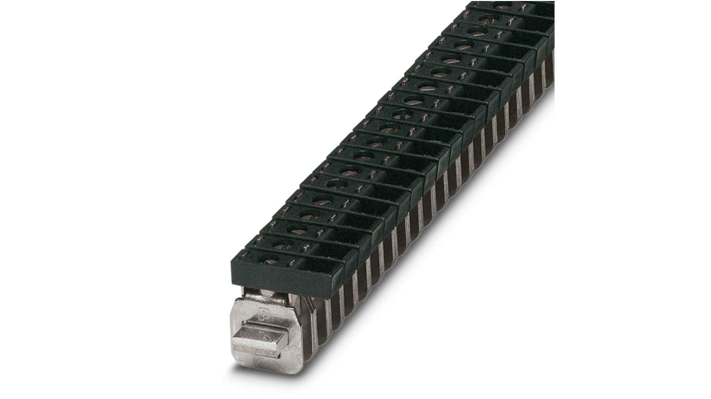 Phoenix Contact PTPOWER Series AKG 4 BK Non-Fused Terminal Block, 41A, 0.5 → 6 mm² Wire, Screw Termination