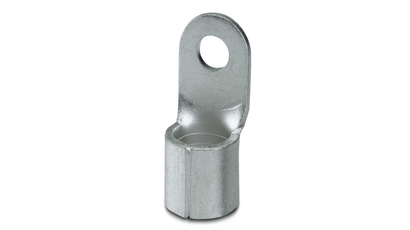 Terminale ad occhiello Phoenix Contact, Ø perno M10, dimens. max filo 120mm², Argento