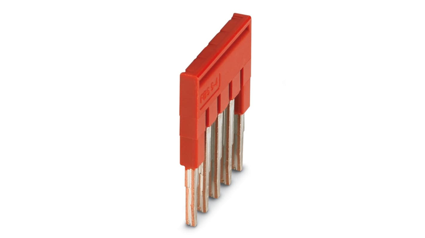 Phoenix Contact FBS5-4 Series Jumper Bar for Use with Modular Terminal Block