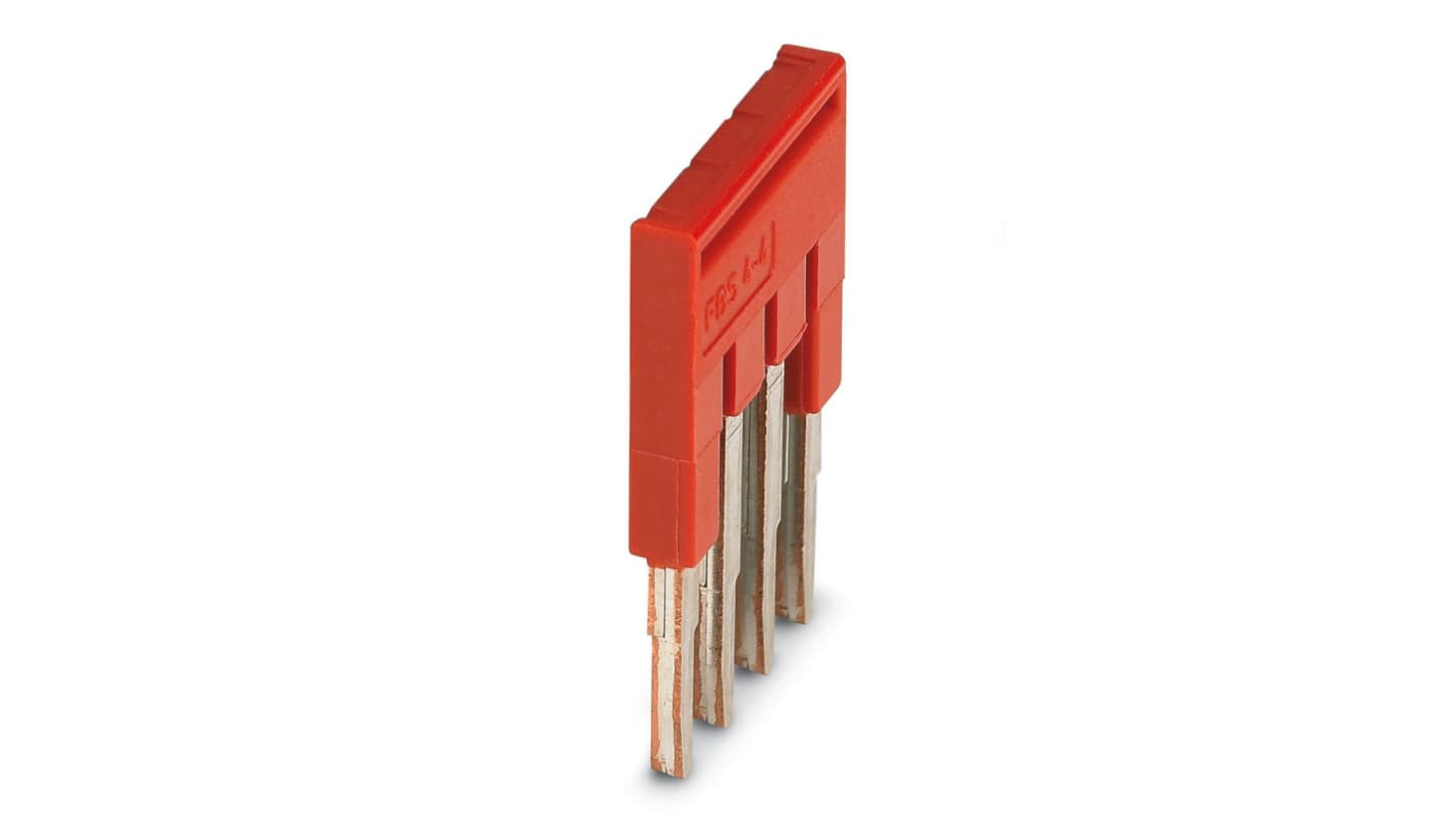Phoenix Contact FBS 4-4 Series Jumper Bar for Use with Modular Terminal Block