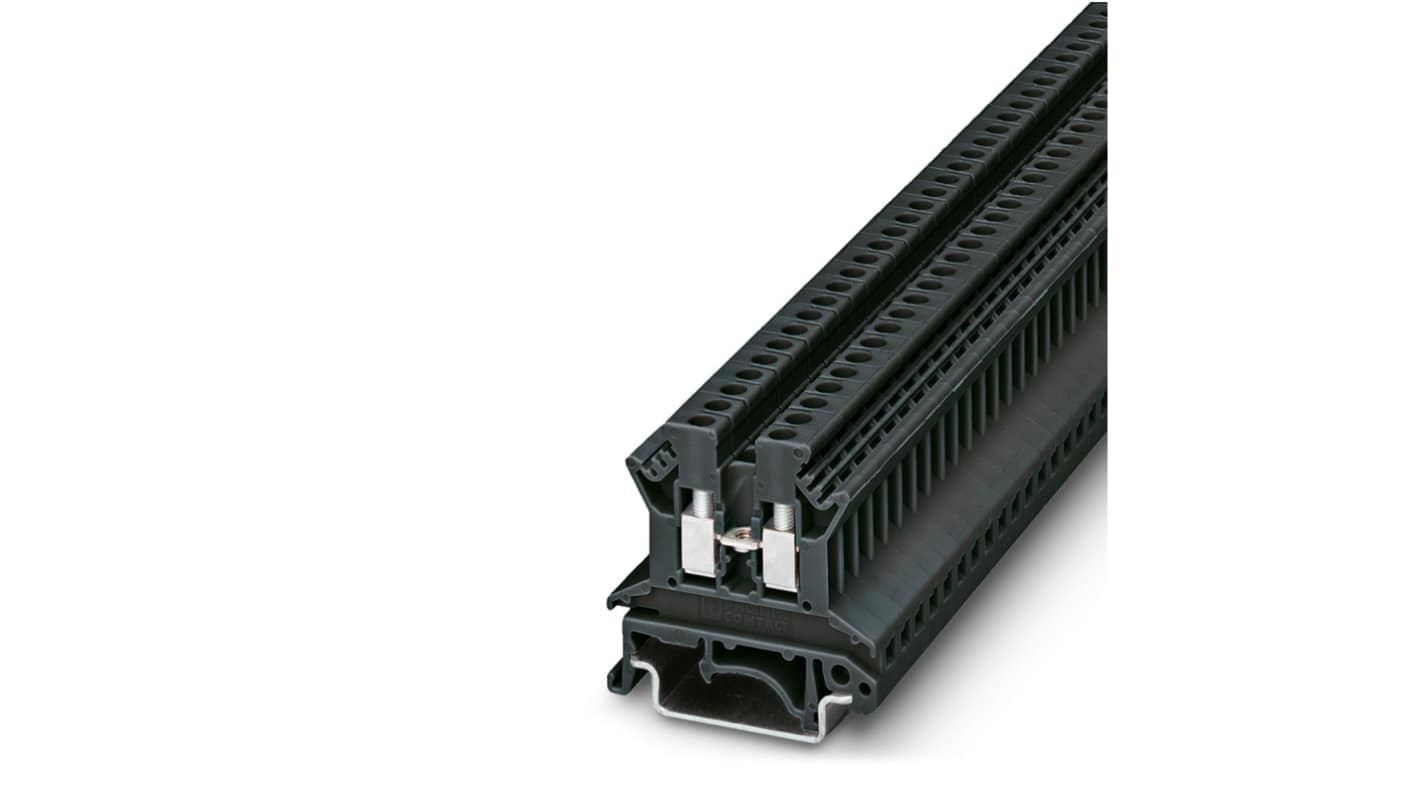 Morsettiera passante Phoenix Contact, Nero, livello Singolo, 24A