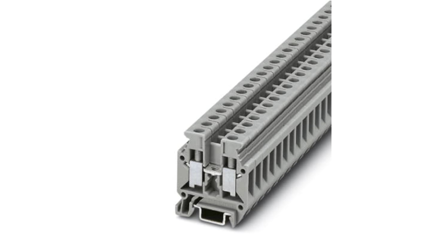 Phoenix Contact 1402940 MBK 5/E-Z Series Grey, 4mm², Single-Level, Screw Termination