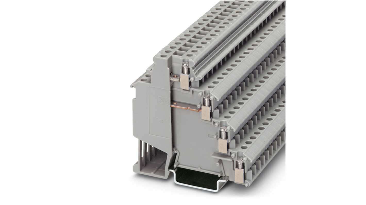 Phoenix Contact 2718196 VIOK 1.5-2D Series Grey, 1.5mm², Quadruple-Level, Screw Termination