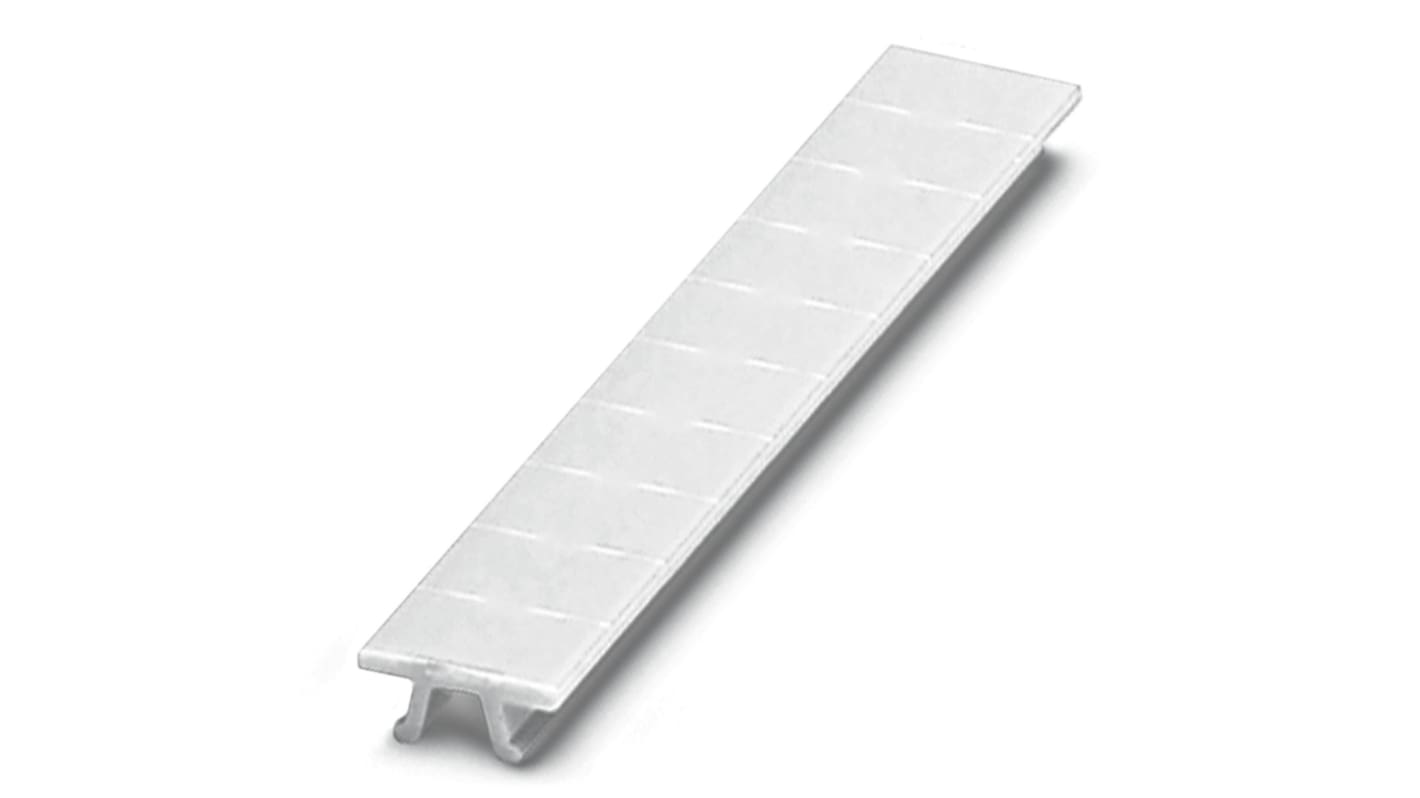 Phoenix Contact, ZB 6/WH-100 Marker Strip for use with  for use with Terminal Blocks