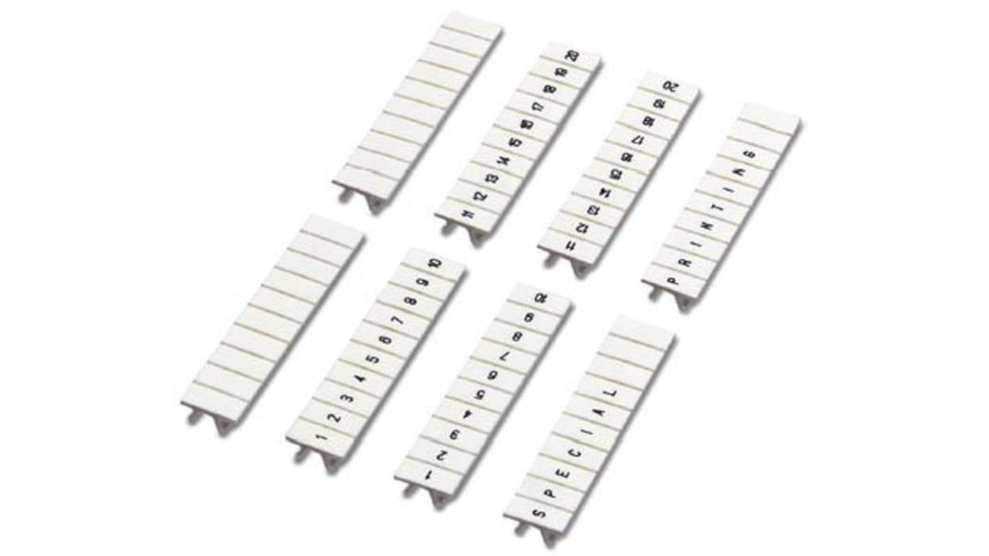 Phoenix Contact ZB5.QR :31 -40 Series Marker Strip for Use with Terminal Block
