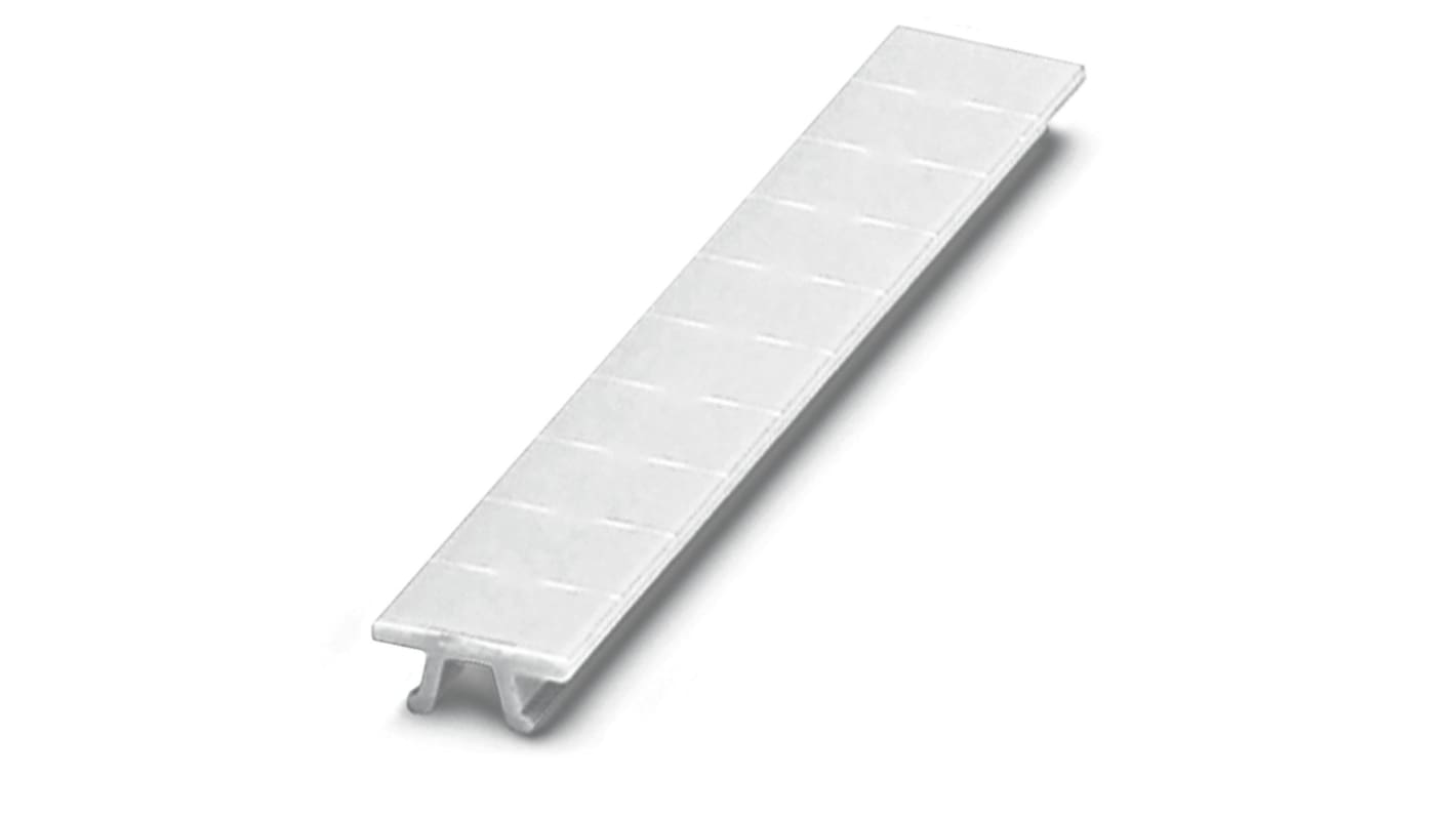 Phoenix Contact, ZB 6 LGS Marker Strip for use with  for use with Terminal Blocks