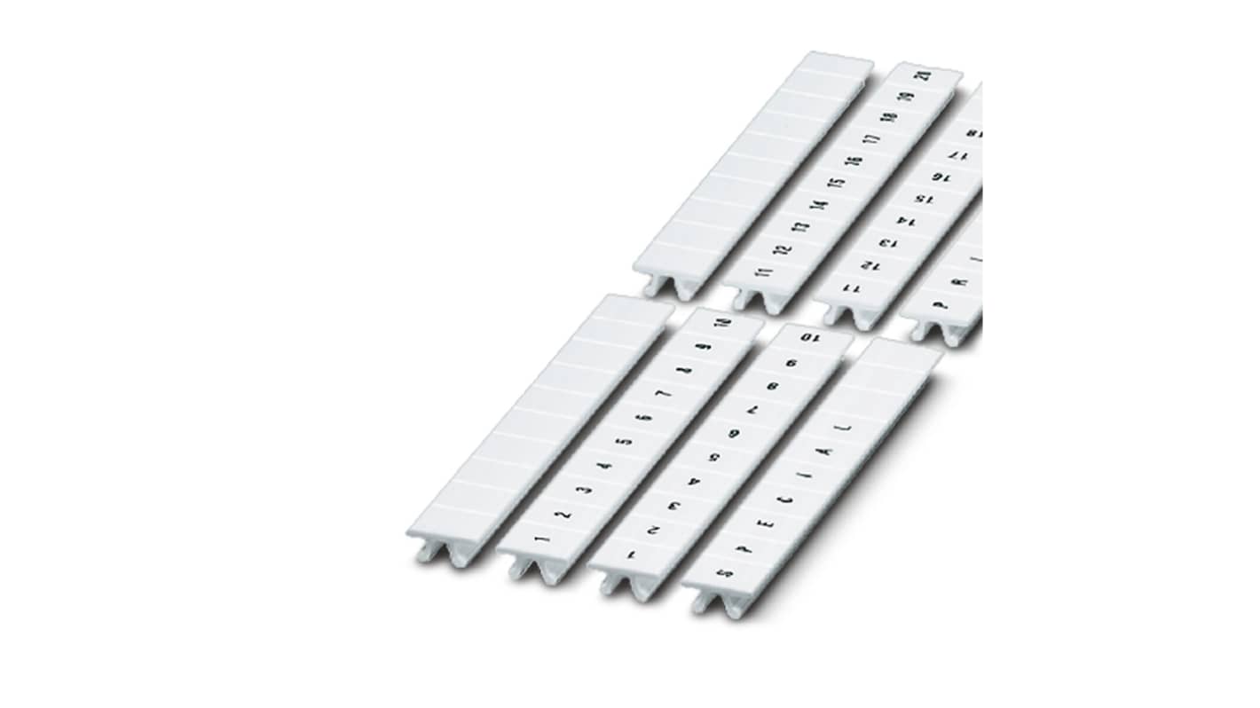 Phoenix Contact, ZB8.LGS :61 -70 Marker Strip for use with  for use with Terminal Blocks