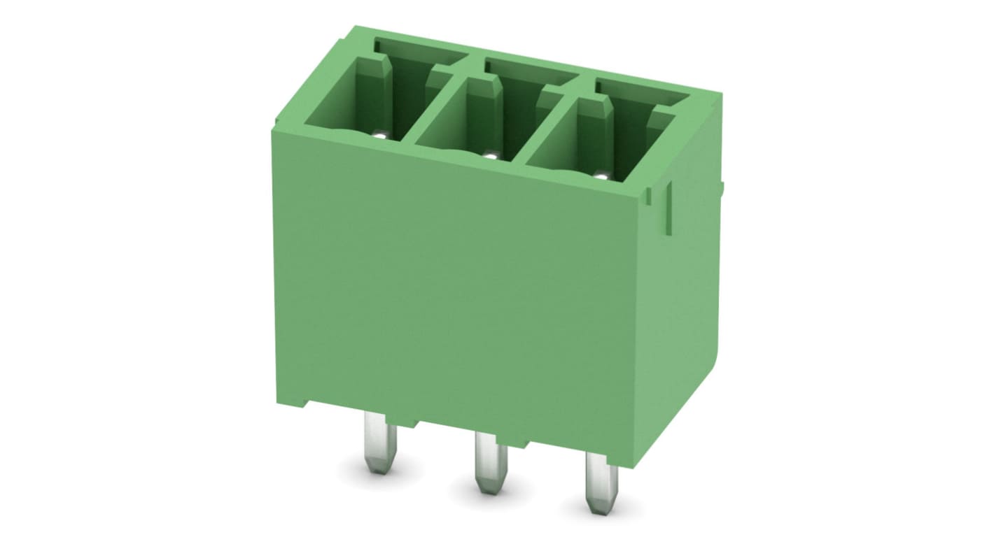 Phoenix Contact MCV 1.5/3-G-3.5 Steckbarer Klemmenblock Header 3-Kontakte 3.5mm-Raster Gerade