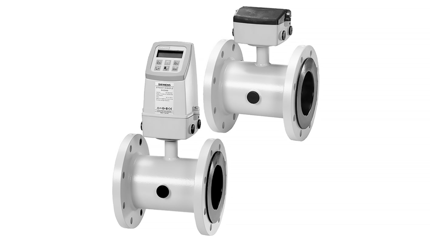 Siemens SITRANS F M Series Electromagnetic In-line Flow Sensor Fitting for Liquid, 0 m/s Min, 10 m/s Max