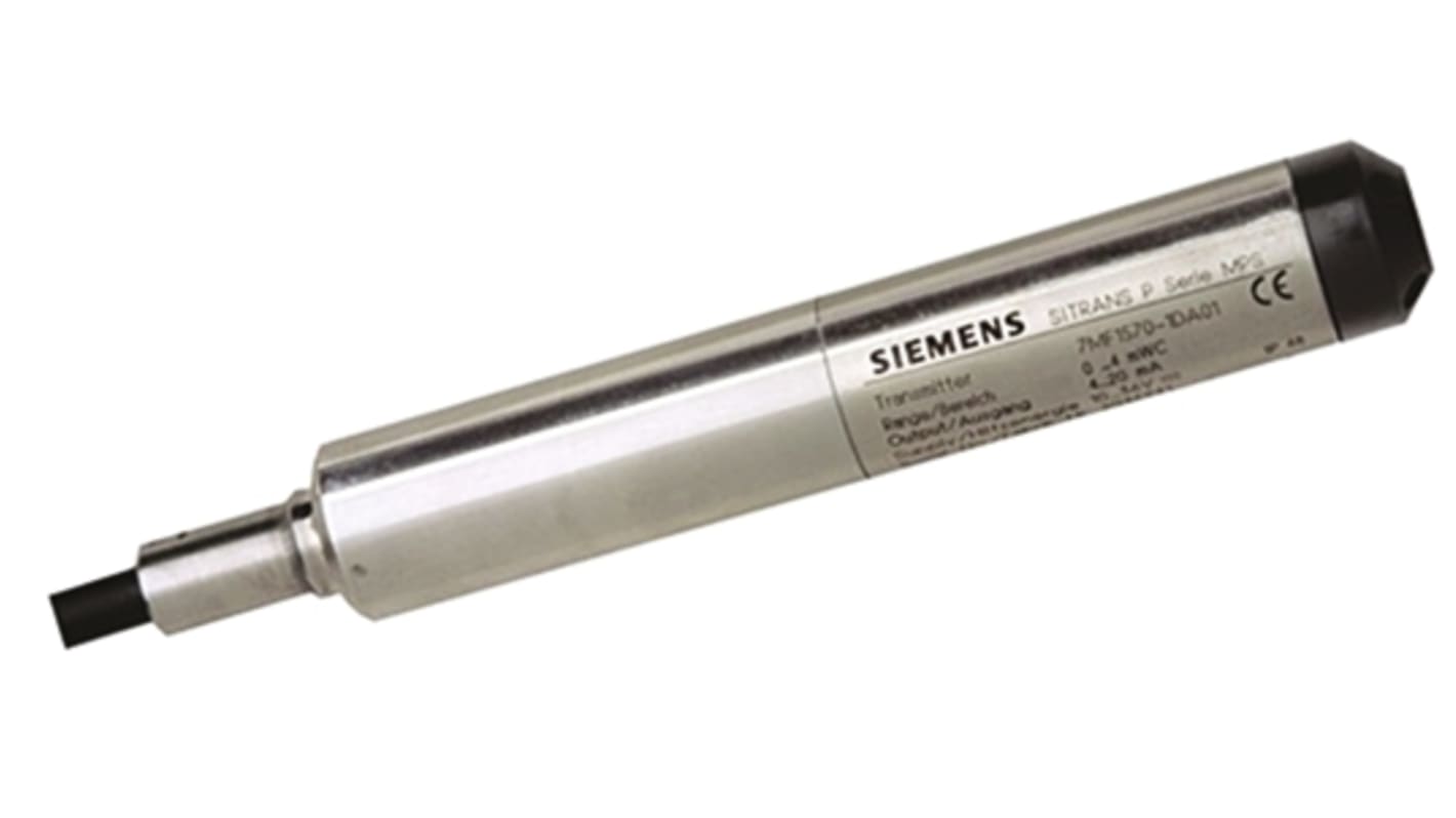 Siemens Transmitter Submersible Level Switch, Cable, Stainless Steel Body