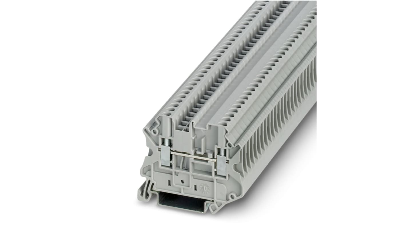 Phoenix Contact 3064098 UT 2.5-MTD P/P Series Grey, Single-Level, Screw Termination