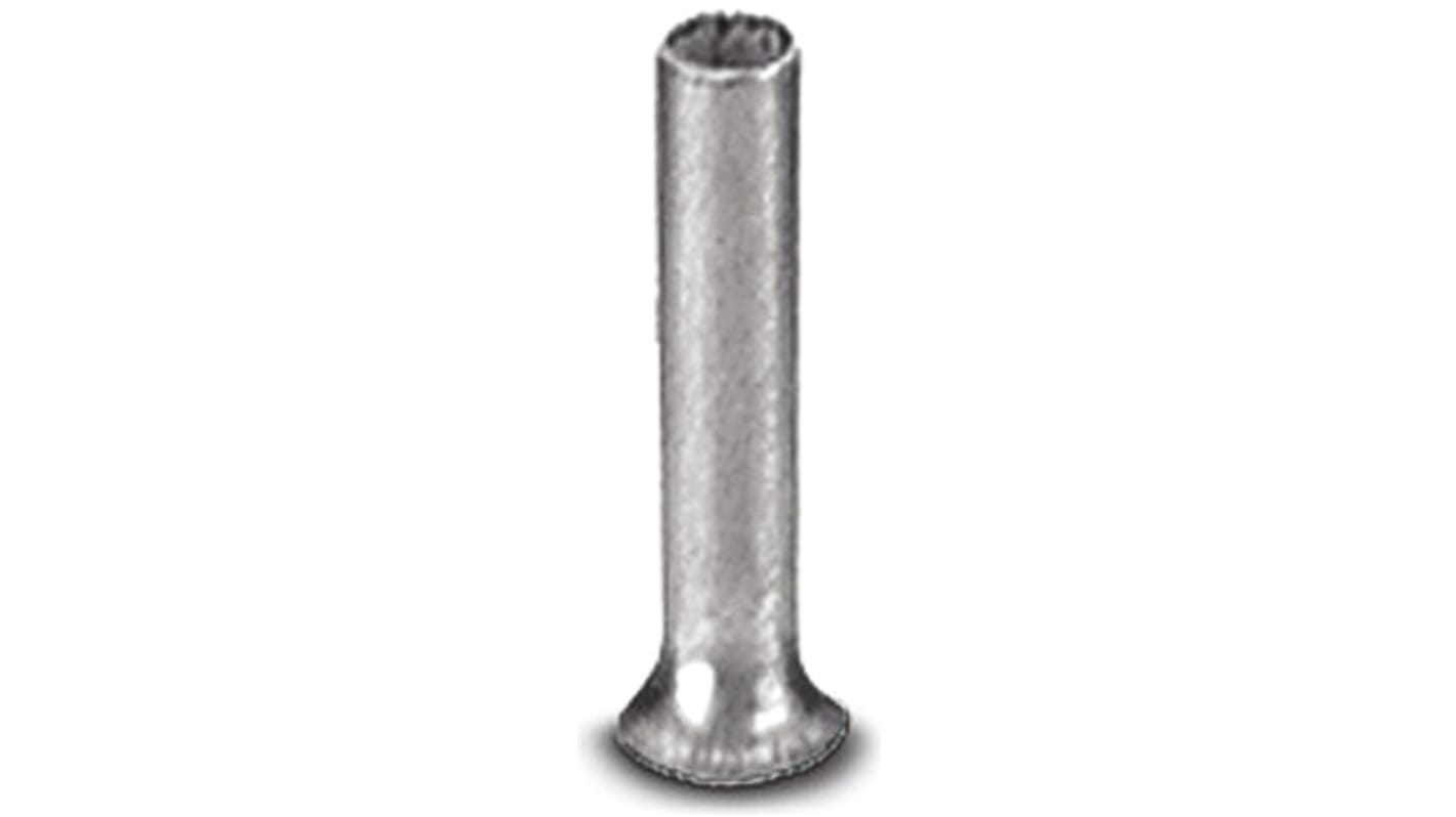 Phoenix Contact, A 10 -12 Crimp Bootlace Ferrule, 11.8mm Pin Length, 4.5mm Pin Diameter, 10mm² Wire Size