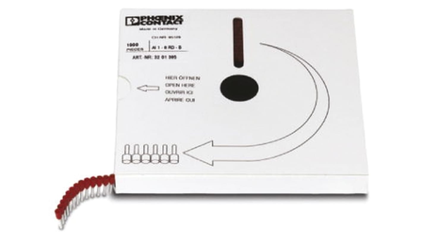 Końcówka tulejkowa izolowana 2.5mm² długość 8mm Niebieski średnica 2.3mm Izolowane Phoenix Contact